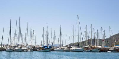 yatch auf Yachthafen foto