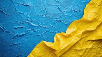 ai generiert Ukraine Tag Werbung Hintergrund mit Kopieren Raum foto