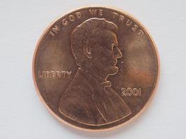 1-Cent-Münze, Vereinigte Staaten foto