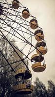Prypjat, Ukraine, 2021 - altes Riesenrad in Tschernobyl foto