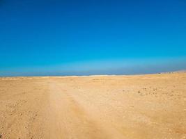 Sanddünen in der Wüste foto