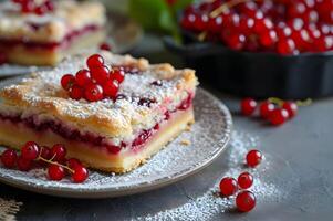 ai generiert kulinarisch Erbe elegant Volk Präsentation von traditionell Russisch Dessert foto