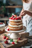 ai generiert handwerklich Bäckerei Magie foto