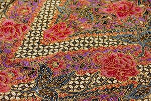 indonesisch Erbe traditionell Java Batik Muster foto