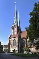 Berlin, Deutschland, 2021 - - Heilige Nikolaus Kirche, nikolai Bezirk, Berlin, Deutschland foto