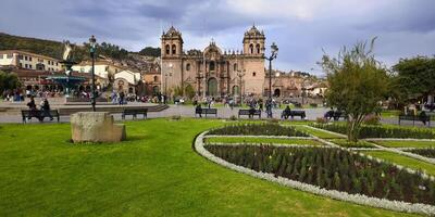 Kathedrale von cusco oder Kathedrale Basilika von das Jungfrau von das Annahme, Platz de Arme, cusco, Peru foto