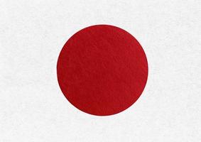 karton japanische flagge von japan foto