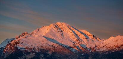 schneebedeckt monte arera ich foto