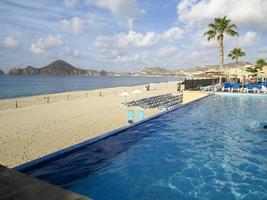 Cabo San Lucas, Mexiko, 8. August 2014 - Unbekannte Personen im Riu Santa Fe Hotel in Cabo San Lucas, Mexiko. Es ist ein 5-Sterne-Hotel in Baja California mit 902 Gästezimmern.