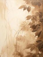 ai generiert Schatten von Palme Blätter smiley durch arturo Malmacio, foto