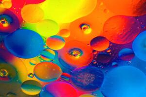 lebendig Farben abstrakt Hintergrund, hell Trend Farben Palette Muster foto
