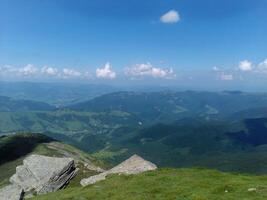 Steine hoch im das Berge foto