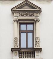 Prag Fenster Nahansicht Detail foto