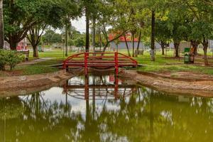 cassilandia, mato grosso do sul, brasilien, 2021 -offener fußgängerbereich quadrat elza vendrame foto