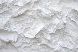 ai generiert Weiß recycelt Papier Textur oder Hintergrund. foto