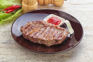 gegrilltes Rib-Eye-Steak-Rindfleisch foto