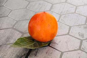 frisch reif Süss saftig Persimmon foto