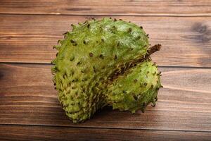 Süss reif saftig exotisch Soursop foto