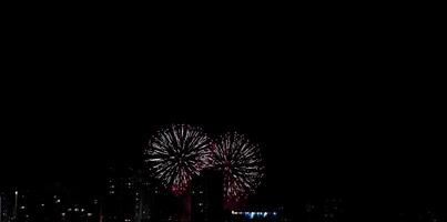 Feuerwerk im das Neu Jahr foto