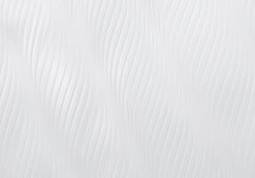 Weißzementwand mit Wellenmuster. abstrakter hintergrund der weißen wandbeschaffenheit. modernes Design des weißen gewellten Hintergrundes. einfache abstrakte Tapete. weiße nahtlose Textur. konkrete Oberfläche. Innenwand. foto