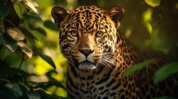 ai generiert Jaguar hoch Qualität Bild foto