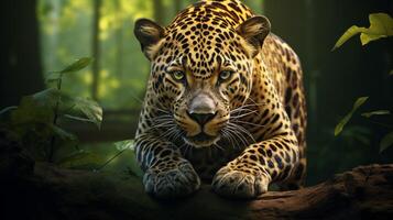 ai generiert Jaguar hoch Qualität Bild foto