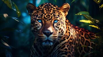 ai generiert Jaguar hoch Qualität Bild foto