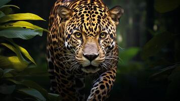 ai generiert Jaguar hoch Qualität Bild foto