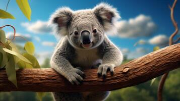 ai generiert Koala hoch Qualität Bild foto