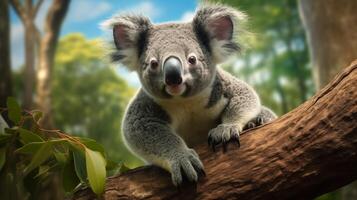 ai generiert Koala hoch Qualität Bild foto