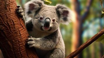 ai generiert Koala hoch Qualität Bild foto