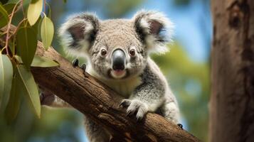 ai generiert Koala hoch Qualität Bild foto