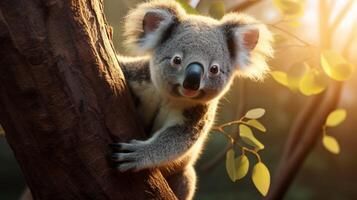 ai generiert Koala hoch Qualität Bild foto