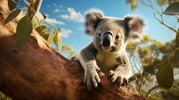 ai generiert Koala hoch Qualität Bild foto