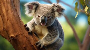 ai generiert Koala hoch Qualität Bild foto