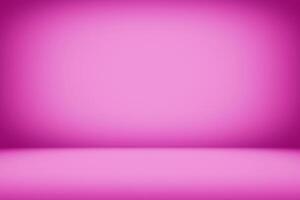 abstrakt Luxus Fuchsie oder Magenta Rosa Farbe Gradient Studio Hintergrund mit Körner, geeignet zum Produkt Präsentation, Attrappe, Lehrmodell, Simulation und Hintergrund. foto