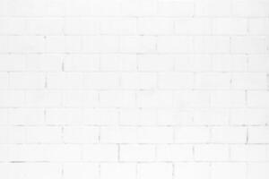 Weiß Grunge Backstein Mauer Textur Hintergrund. foto