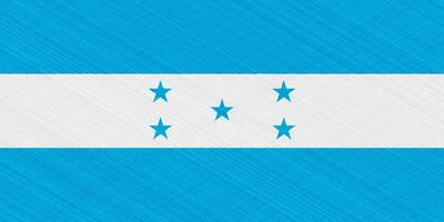 Flagge von Republik von Honduras auf ein texturiert Hintergrund. Konzept Collage. foto