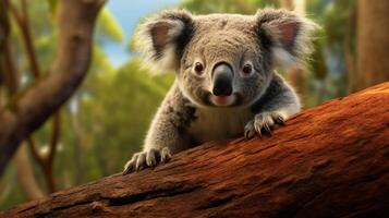 ai generiert Koala hoch Qualität Bild foto