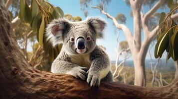 ai generiert Koala hoch Qualität Bild foto