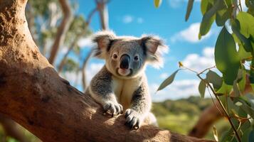 ai generiert Koala hoch Qualität Bild foto