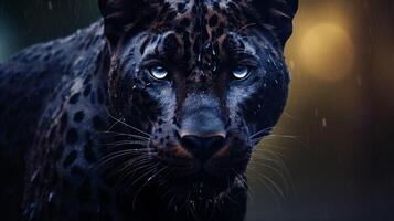 ai generiert Panther hoch Qualität Bild foto