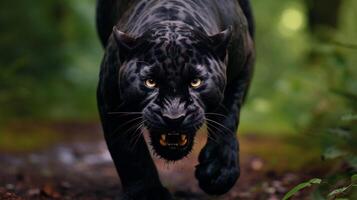 ai generiert Panther hoch Qualität Bild foto