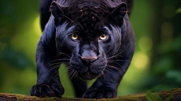 ai generiert Panther hoch Qualität Bild foto