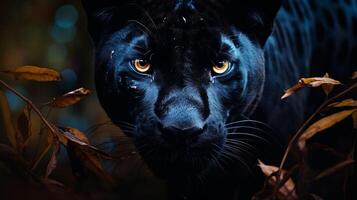 ai generiert Panther hoch Qualität Bild foto