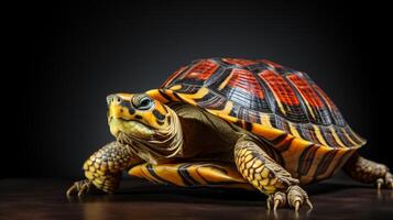 ai generiert Schildkröte hoch Qualität Bild foto