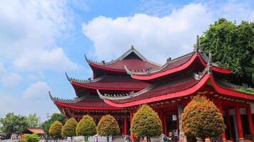 Semarang, 4 März 2023 - - Sam poo kong Tempel im Semarang auf zentral Java im Indonesien. klenteng Sam poo Kong, oben Tourist Ziel im Semarang Indonesien foto