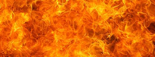 Flamme Feuer Flamme Feuersbrunst Textur zum Banner Hintergrund foto