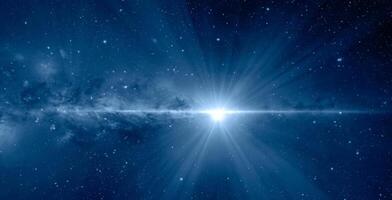 Supernova Explosion im das Center von das milchig Weg Elemente von diese Bild möbliert durch NASA foto