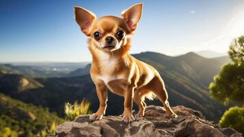 ai generiert Chihuahua hoch Qualität Bild foto